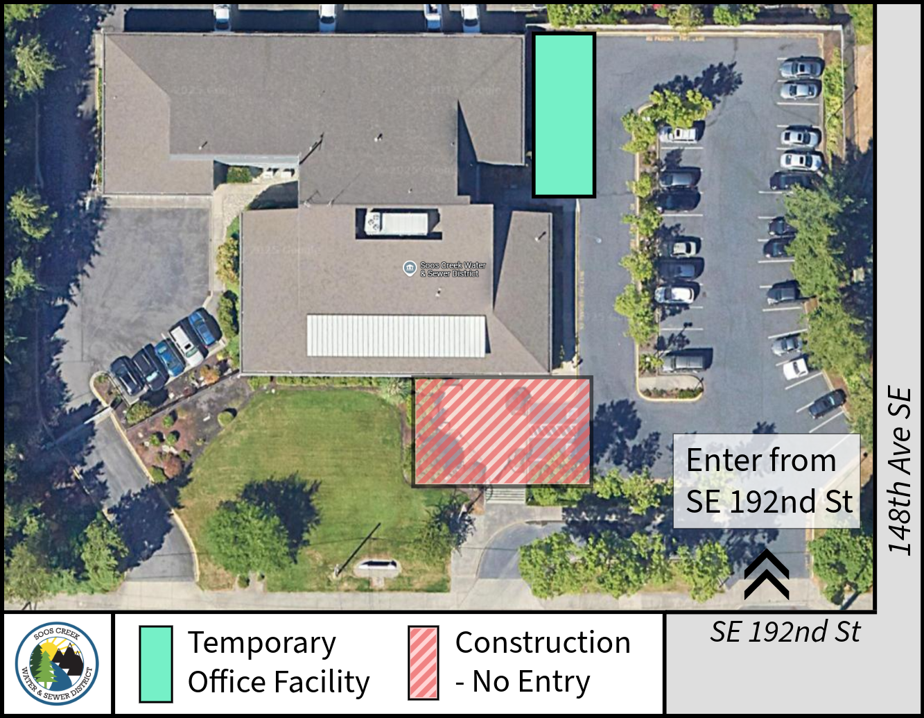 District Office Aerial Map With Labels